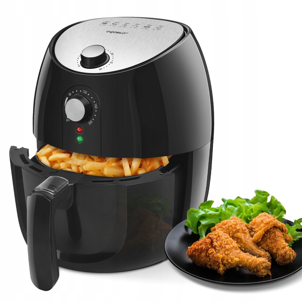 Frytkownica beztłuszczowa Aigostar 30IBO 1500 W 3,5 l - obrazek 2