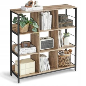Regał Songmics 100 cm x 103,1 cm x 30 cm odcienie brązu