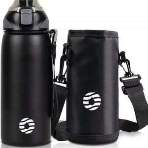 FJBOTTLE Sportowa Butelka Stalowa 600ml Magnetyczna Pokrywka Bidon