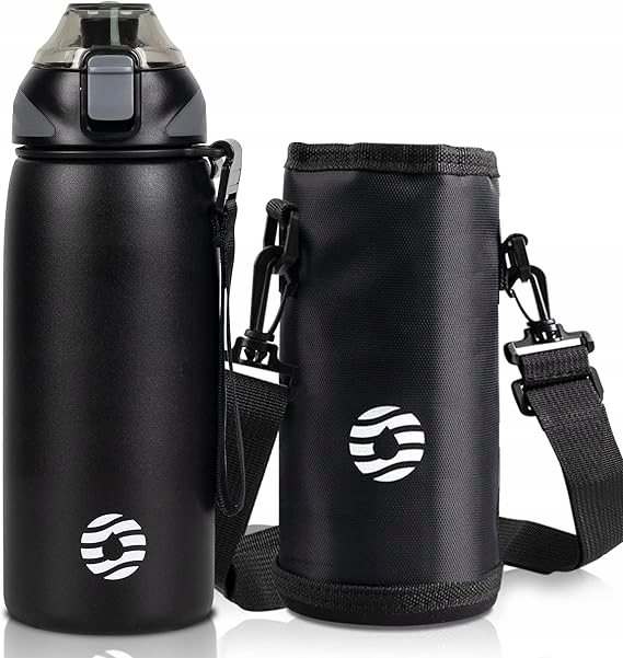 FJBOTTLE Sportowa Butelka Stalowa 600ml Magnetyczna Pokrywka Bidon