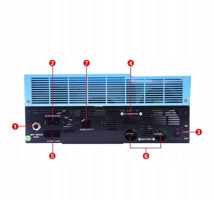 Easun Power Inwerter 5.5KW-WIFI 100A MPPT 230V - obrazek 7