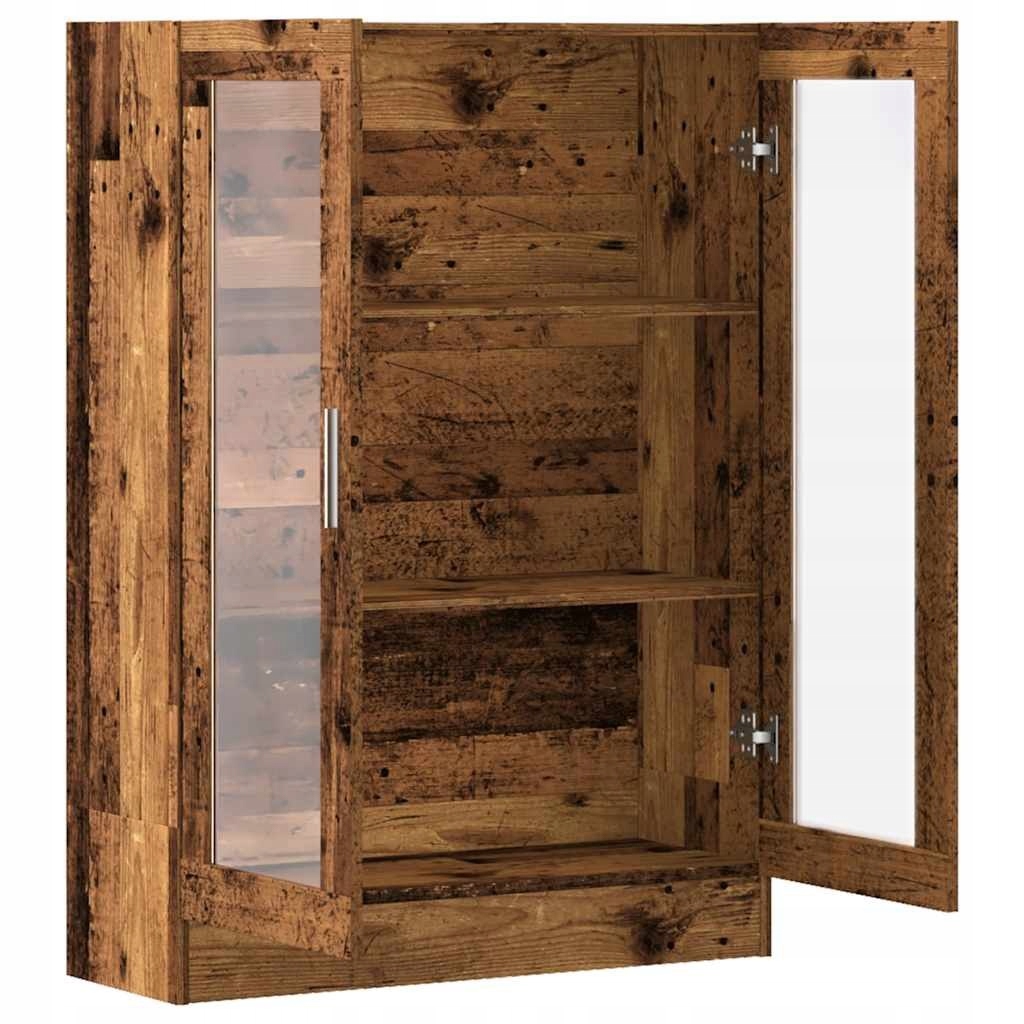 Szafka na książki, stare drewno, 82,5x30,5x115 c - obrazek 8