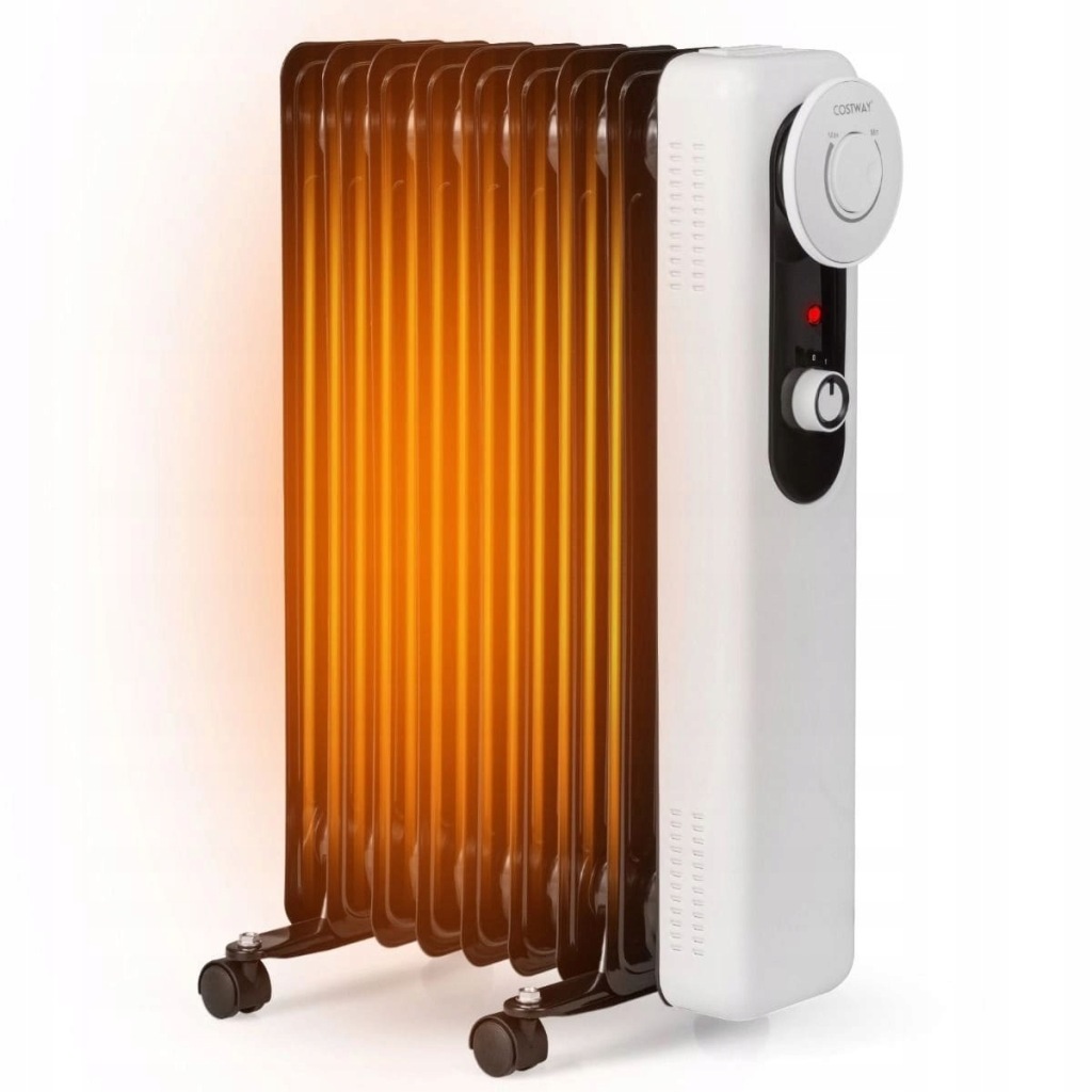 Grzejnik olejowy Costway 2000 W biały