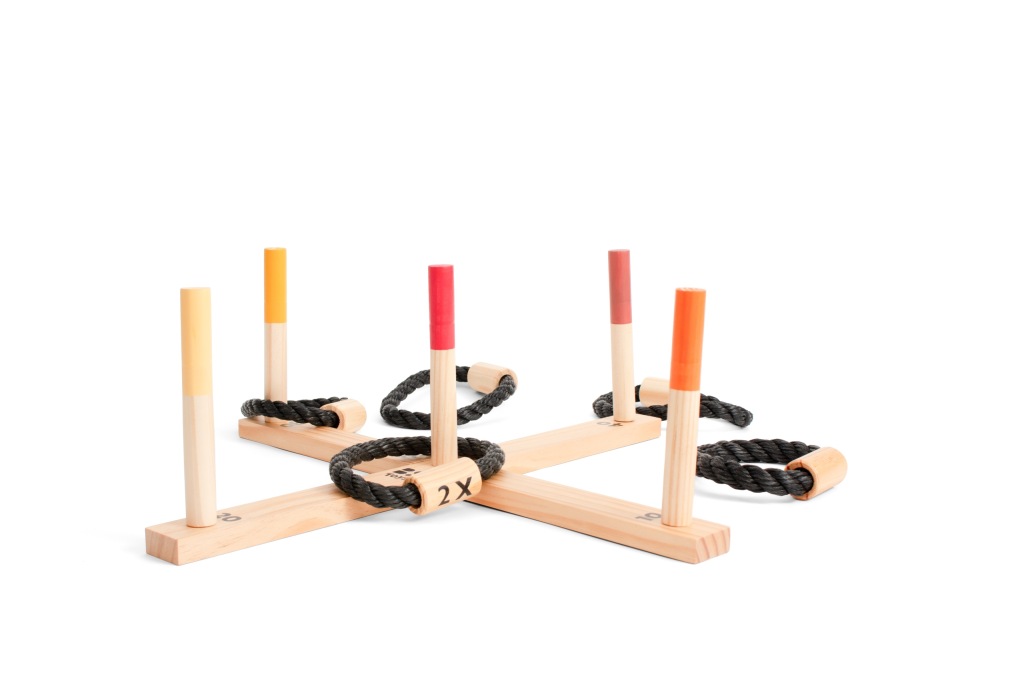 Gra zręcznościowa BS Toys - Rzut obręczą do celu, drewno, 6 lat + - obrazek 7
