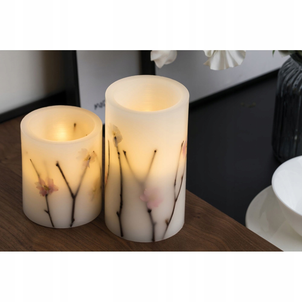 ŚWIECE LED PAULEEN SHINY BLOSSOM -ZESTAW 2SZT - obrazek 3