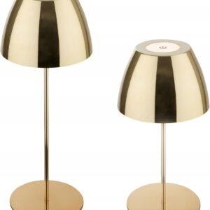 BRILONER - ZŁOTE lampa stołowa LED bezprzewodowa IP44