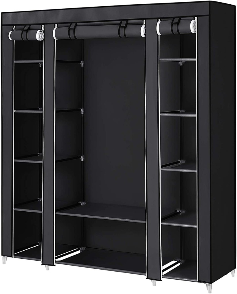 Szafa SONGMICS Szafa 150 x 175 x 45 cm czarny 150 x 175 x 45 cm czarny