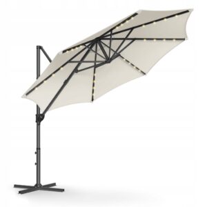 Parasol z oświetleniem Songmics beżowy 300 x 240 cm