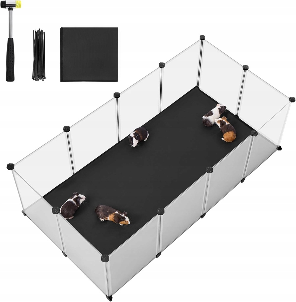 Kojec dla królików Songmics 46 x 73 x 143cm
