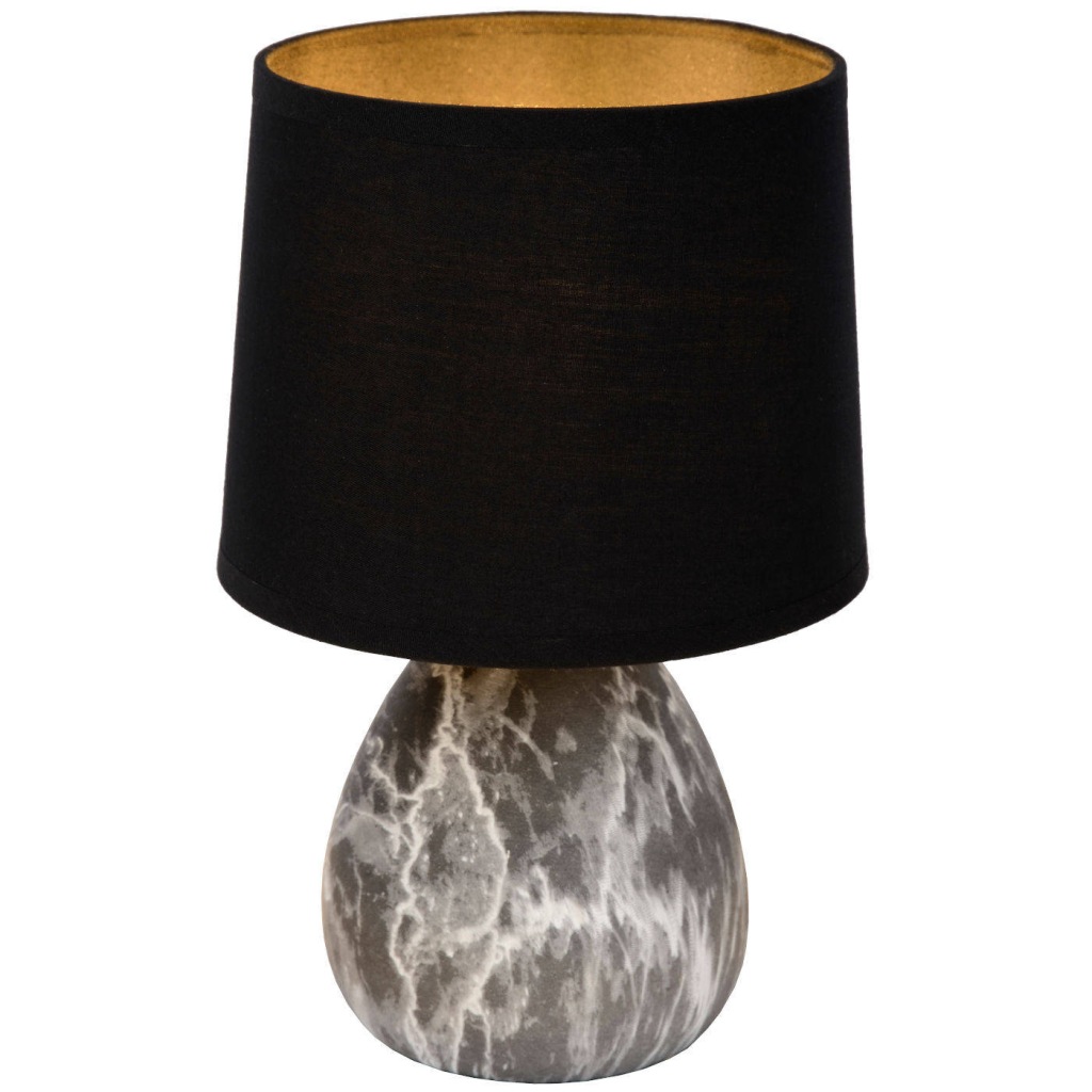 LAMPKA STOŁOWA LUCIDE MARMO 47508/81/30 CZARNY - obrazek 2