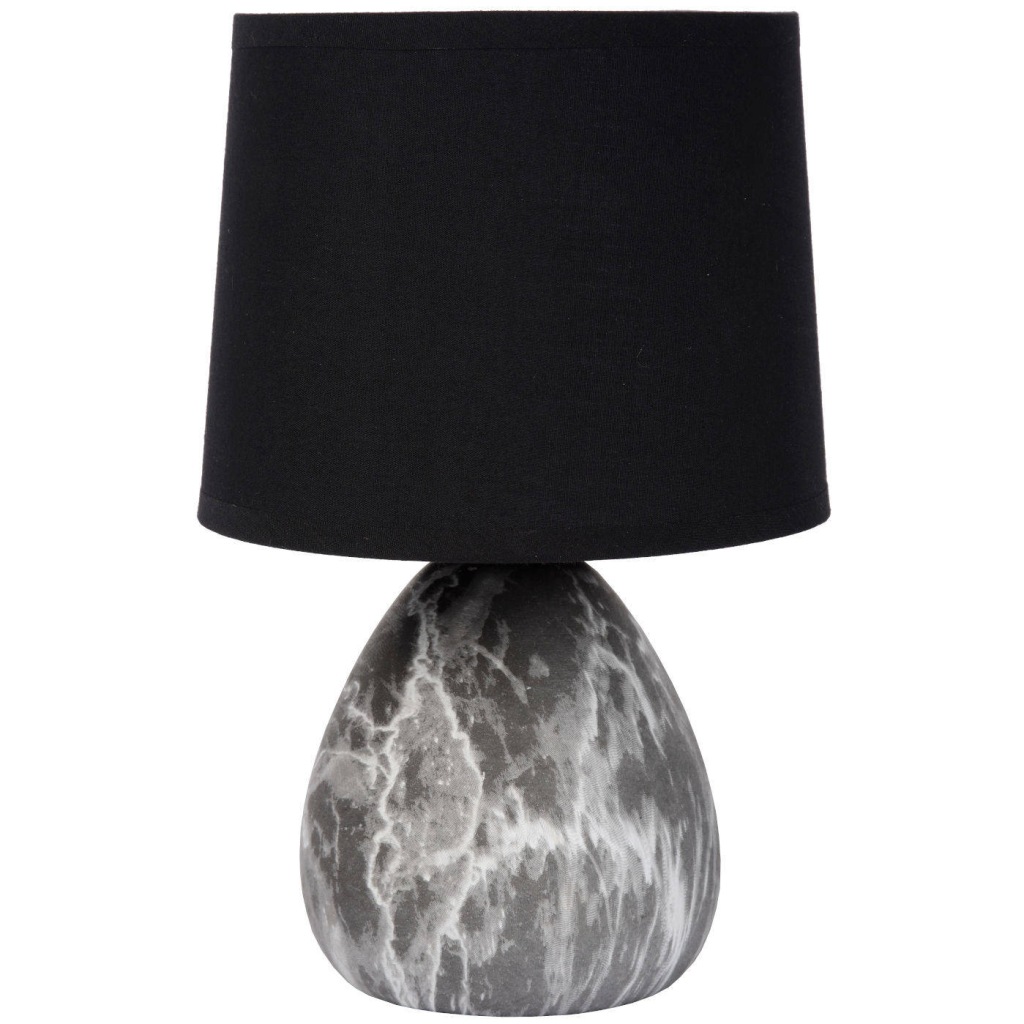 LAMPKA STOŁOWA LUCIDE MARMO 47508/81/30 CZARNY